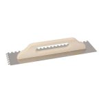 Taloche Dentée inox ECO-LINE 130X480mm 10X10mm - 2622 | KUBALA