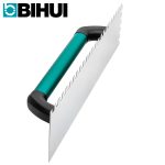 Taloche dentée inox 120X480mm 10X10mm, manche allum - PTSM10 | BIHUI – Image 2