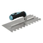 Taloche dentée 115X280mm 12X12mm, Manche TPR - PTCB12 | BIHUI