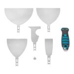 Ensemble de Couteau américain polyvalentes  avec lames interchangeables inox, 6 pièces  – PTKSK6 | BIHUI